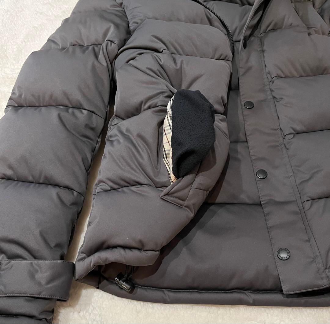 バーバリーブラックレーベル ダウンジャケット L グレー