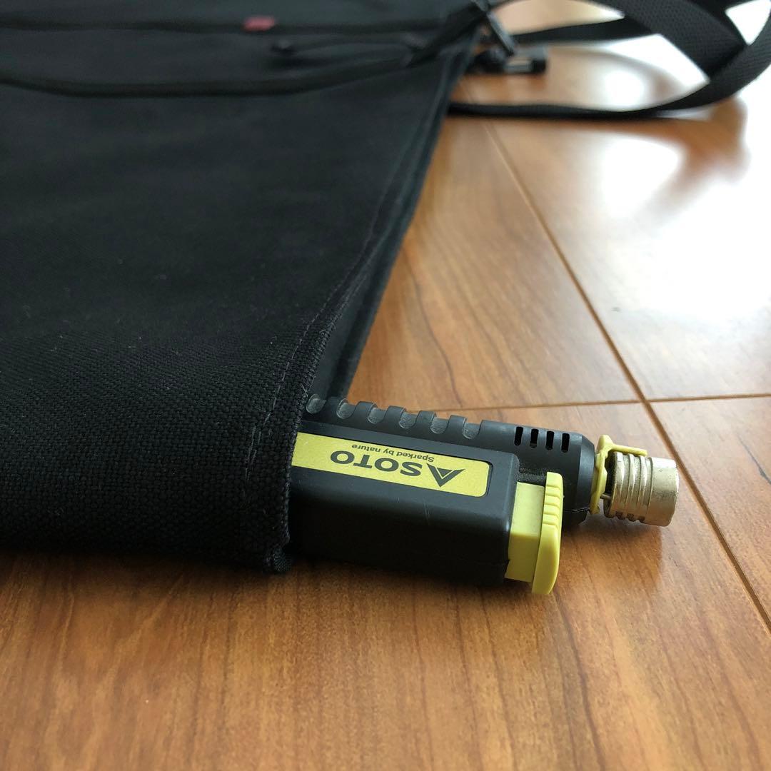 あみ様オーダーサイズチェアー用バッグブラック8号帆布生地2点