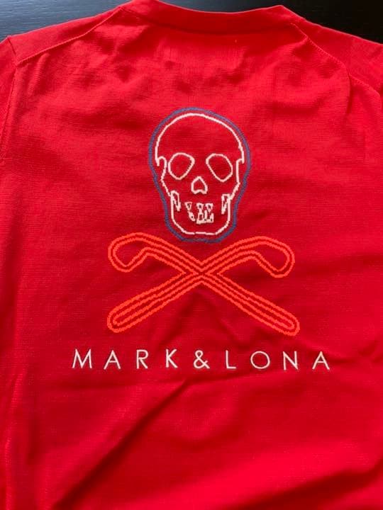 マークアンドロナ ゴルフ　メンズ薄手セーター