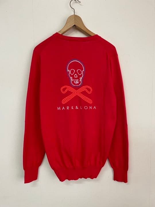 マークアンドロナ ゴルフ　メンズ薄手セーター