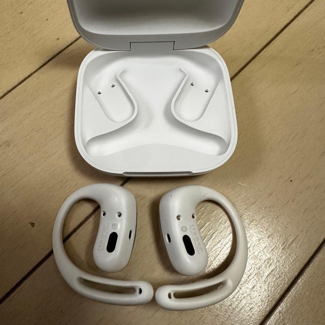 Shokz OpenFit Air ホワイト　美品　中古　保証期間内