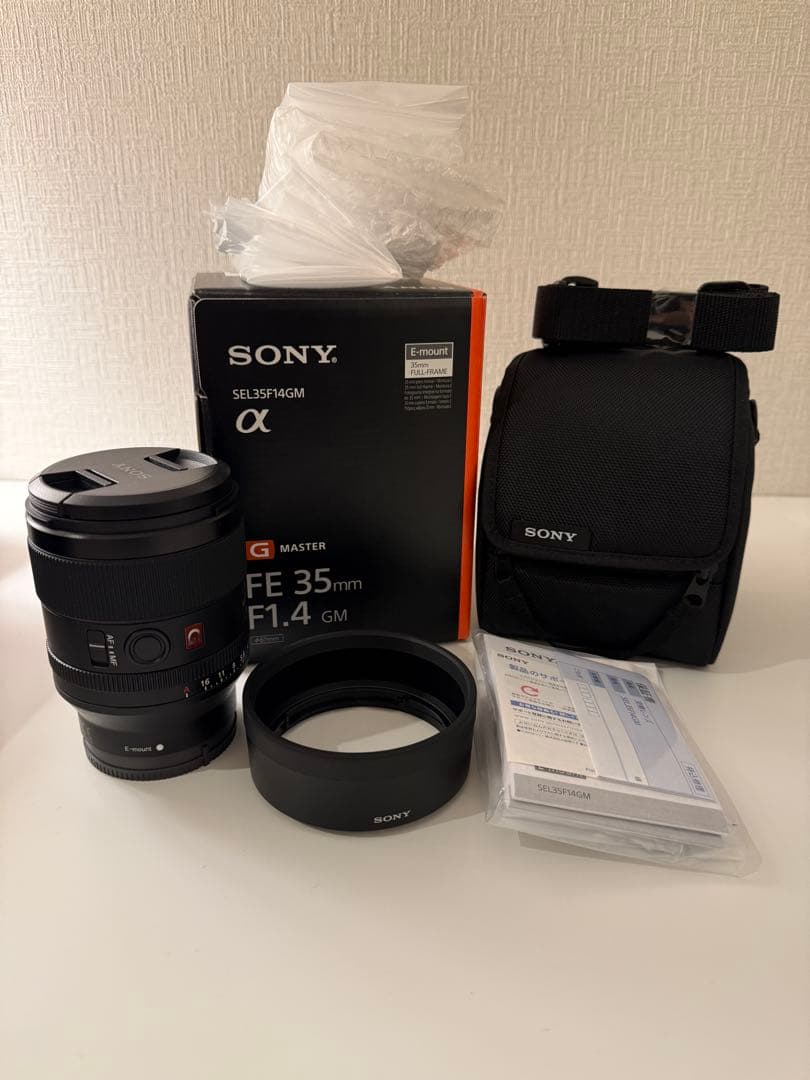 SONY FE 35mm F1.4 GM 単焦点レンズ「SEL35F14GM」