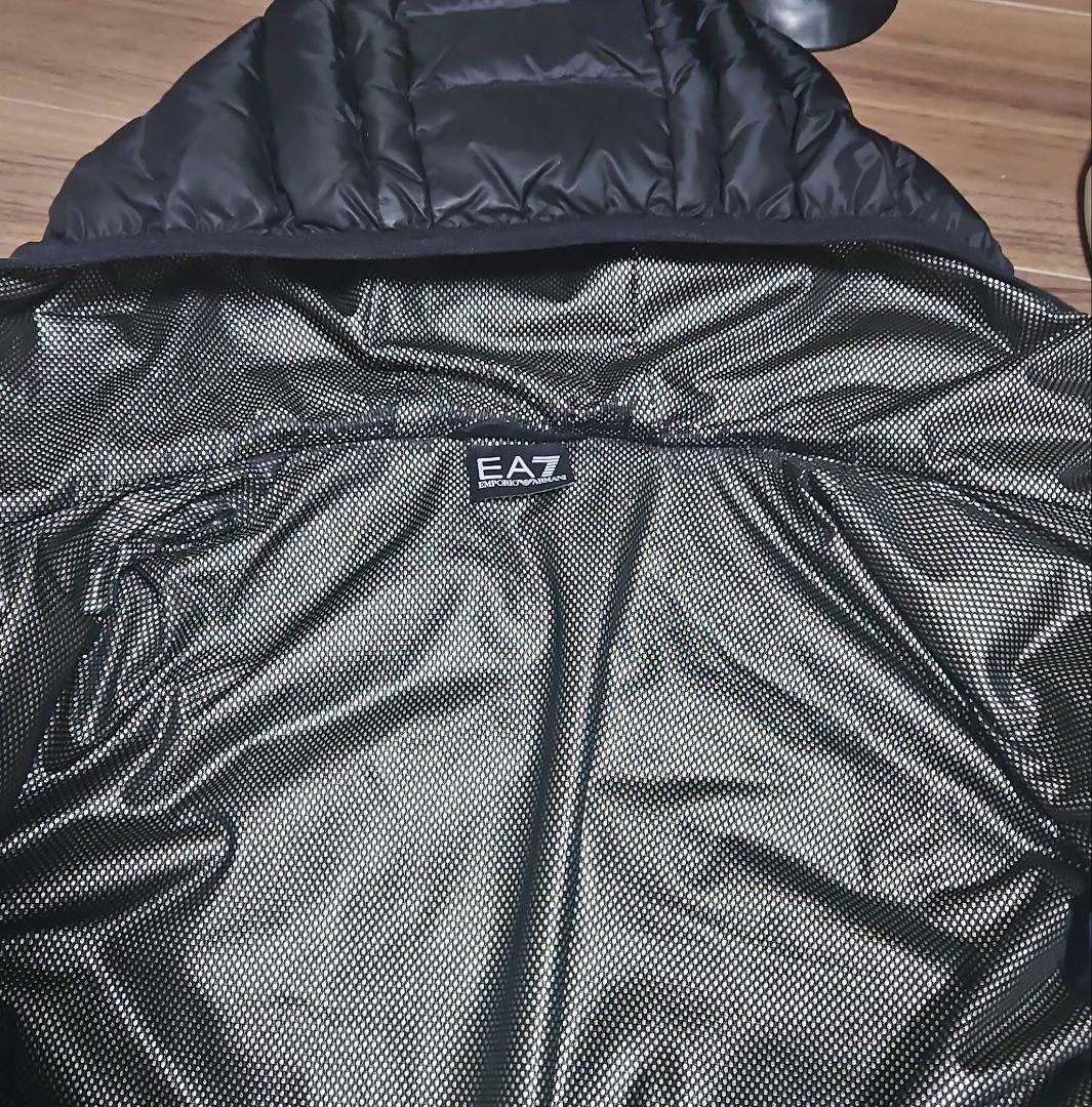 EA7 ブラックダウンジャケット