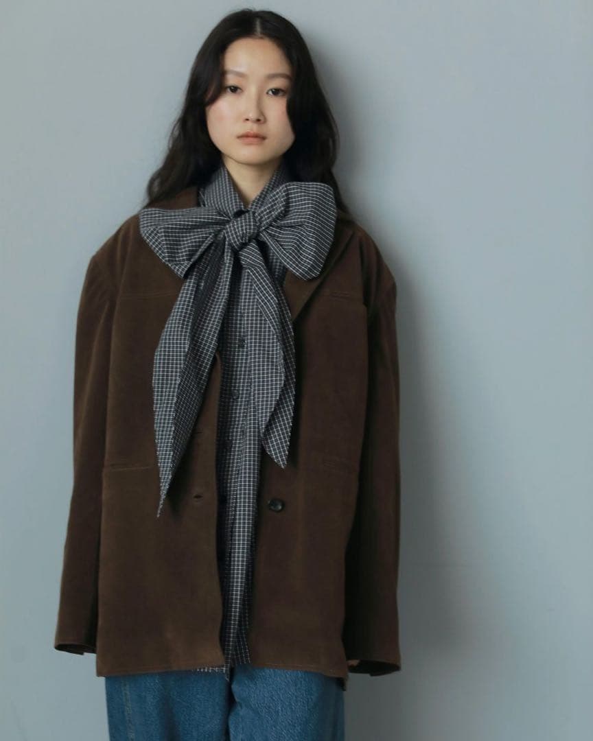 アンヌークVolume Ribbon Shirts ミックス