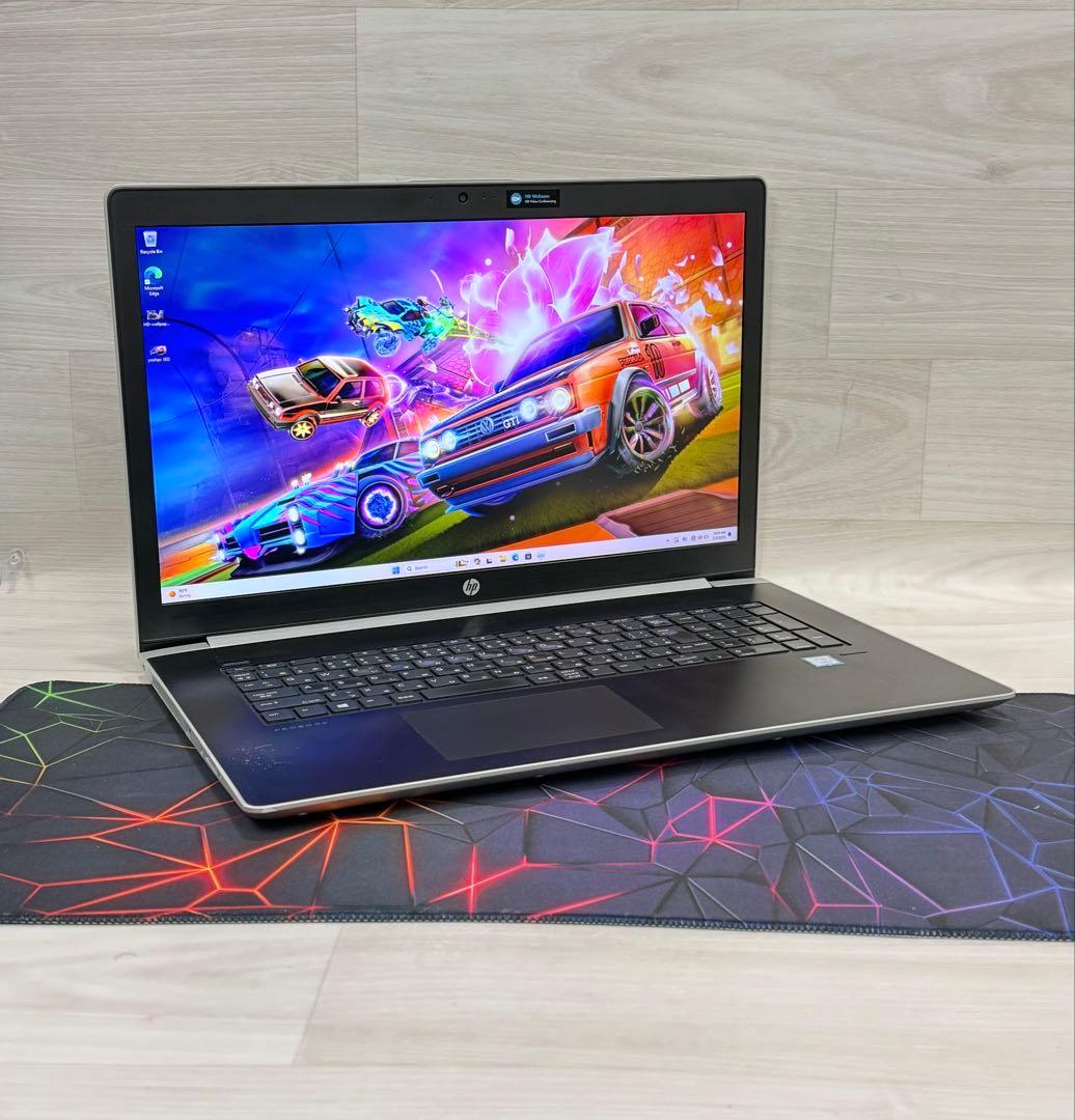 HPノートPC NVIDIA搭載i7/16GB/256+500フルHD17インチ