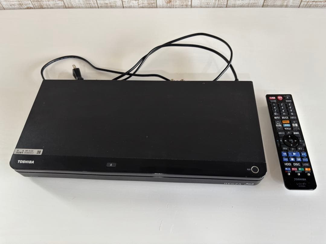 【美品】TOSHIBA REGZA ブルーレイレコーダーDBR-W1009