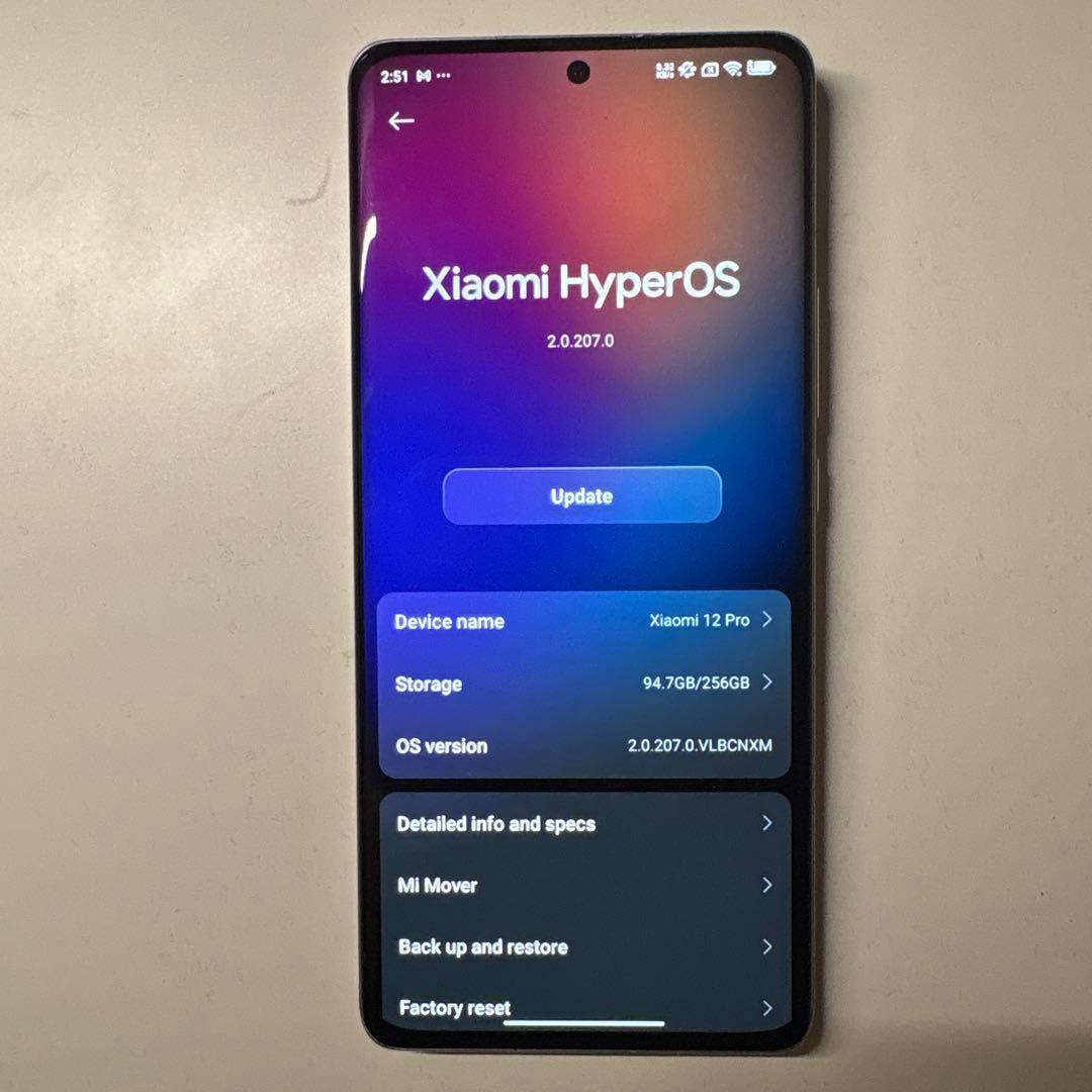 スマートフォン本体 Xiaomi 12 Pro 256GB