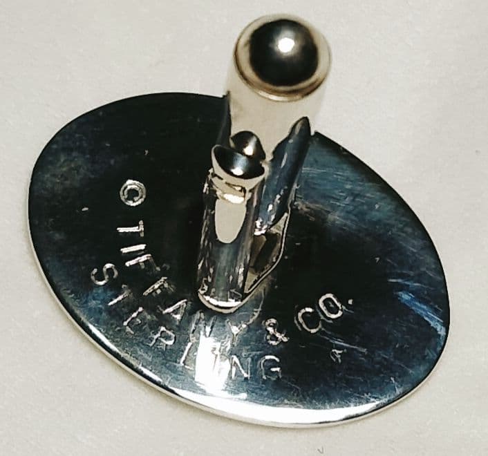ティファニー シグネット カフス オーバル ラウンド STERLING 925