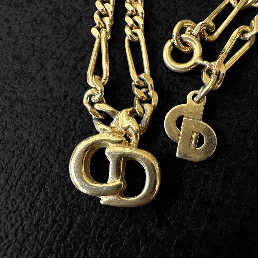 Christian Dior CDロゴ　フィガロチェーン　ネックレス