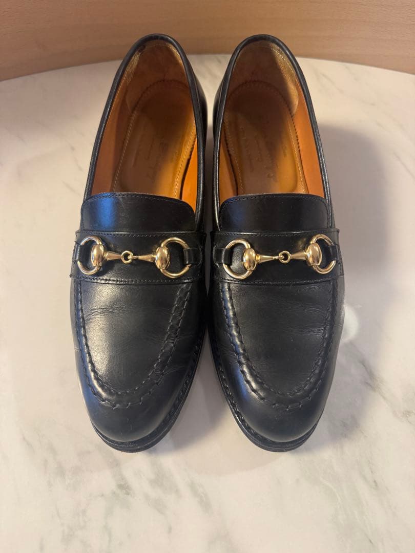 【人気】ジャランスリウァヤ ビットローファー ブラック ゴールド金具