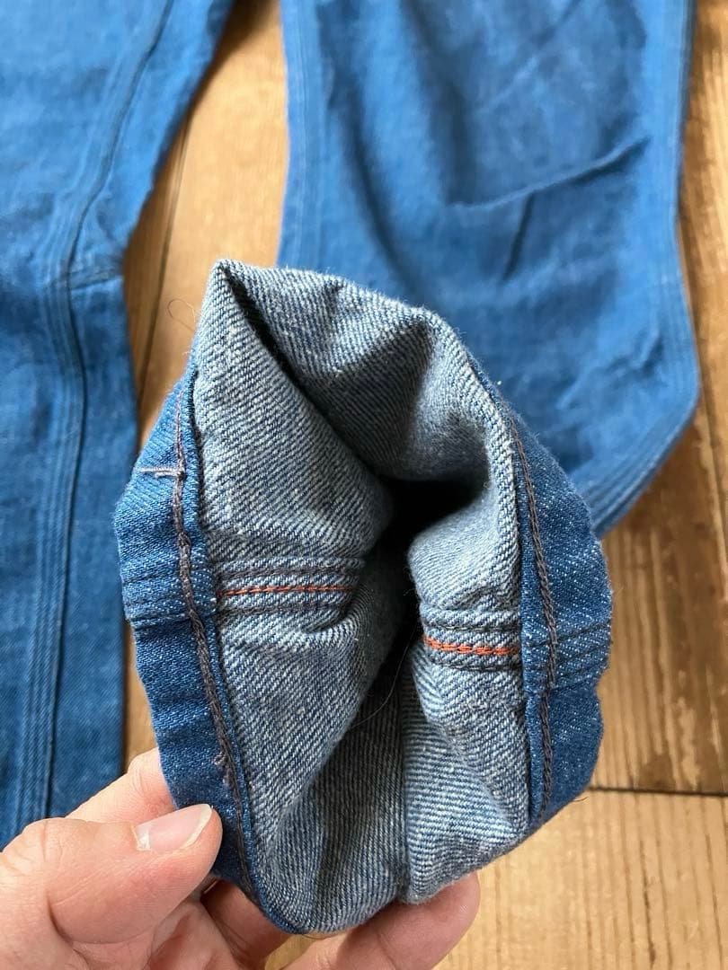 nanamica ナナミカ デニム サルエルパンツ W32 日本製 カーゴパンツ