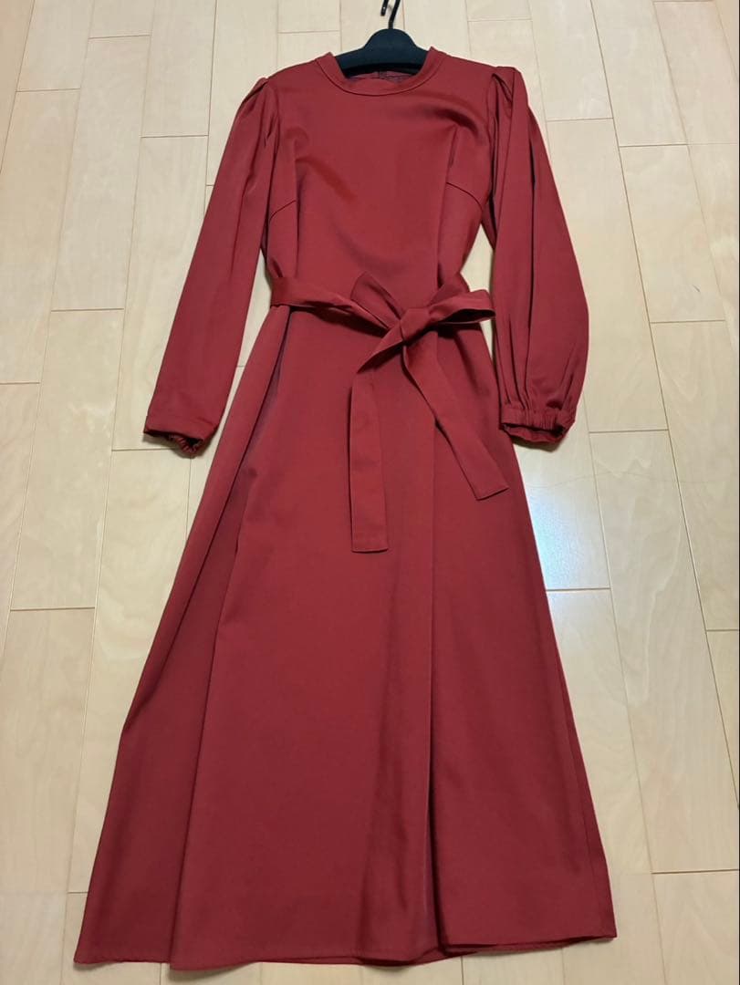 Reflect（リフレクト） ウエストリボン付き ロングワンピース