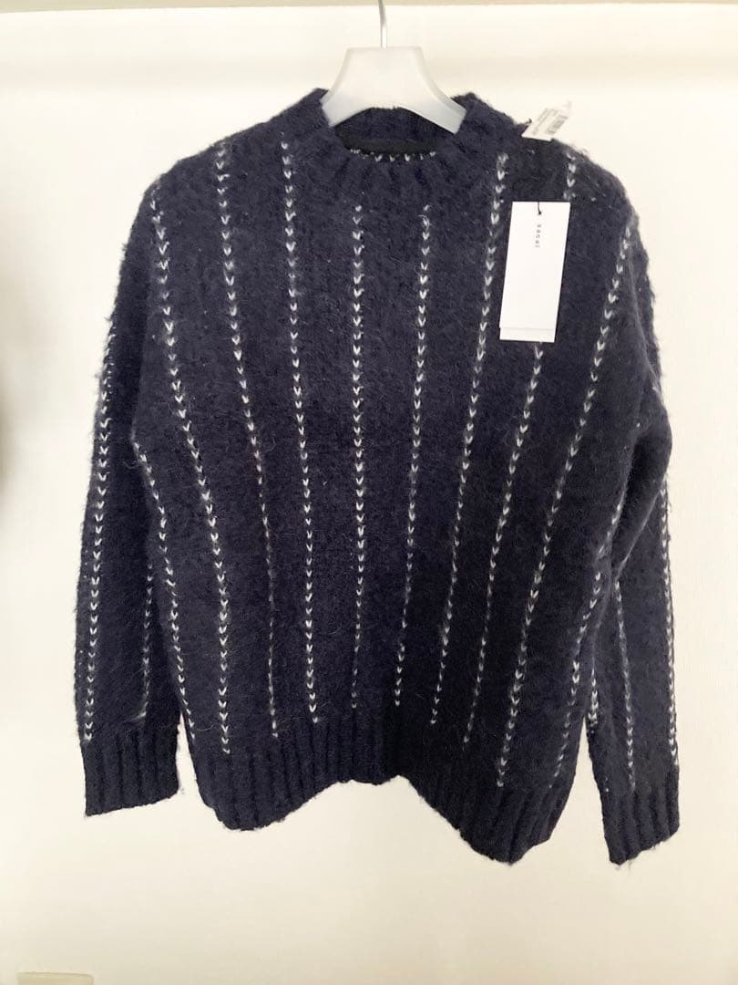 Sacai 23aw Jacquard Knit Pullover 未使用 2