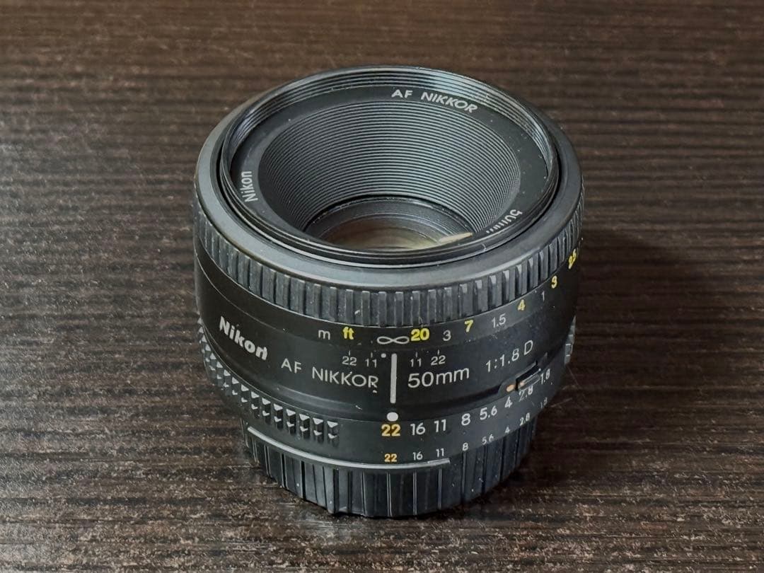 【実用品】Nikon AF NIKKOR 50mm f/1.8D レンズ