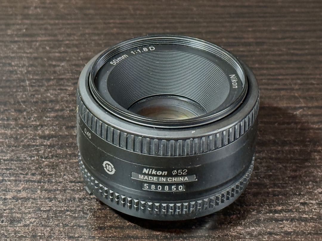 【実用品】Nikon AF NIKKOR 50mm f/1.8D レンズ
