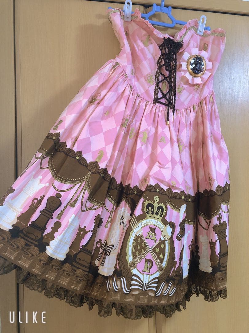 Angelic prettyチェスチョコビスチェ風ジャンパースカート