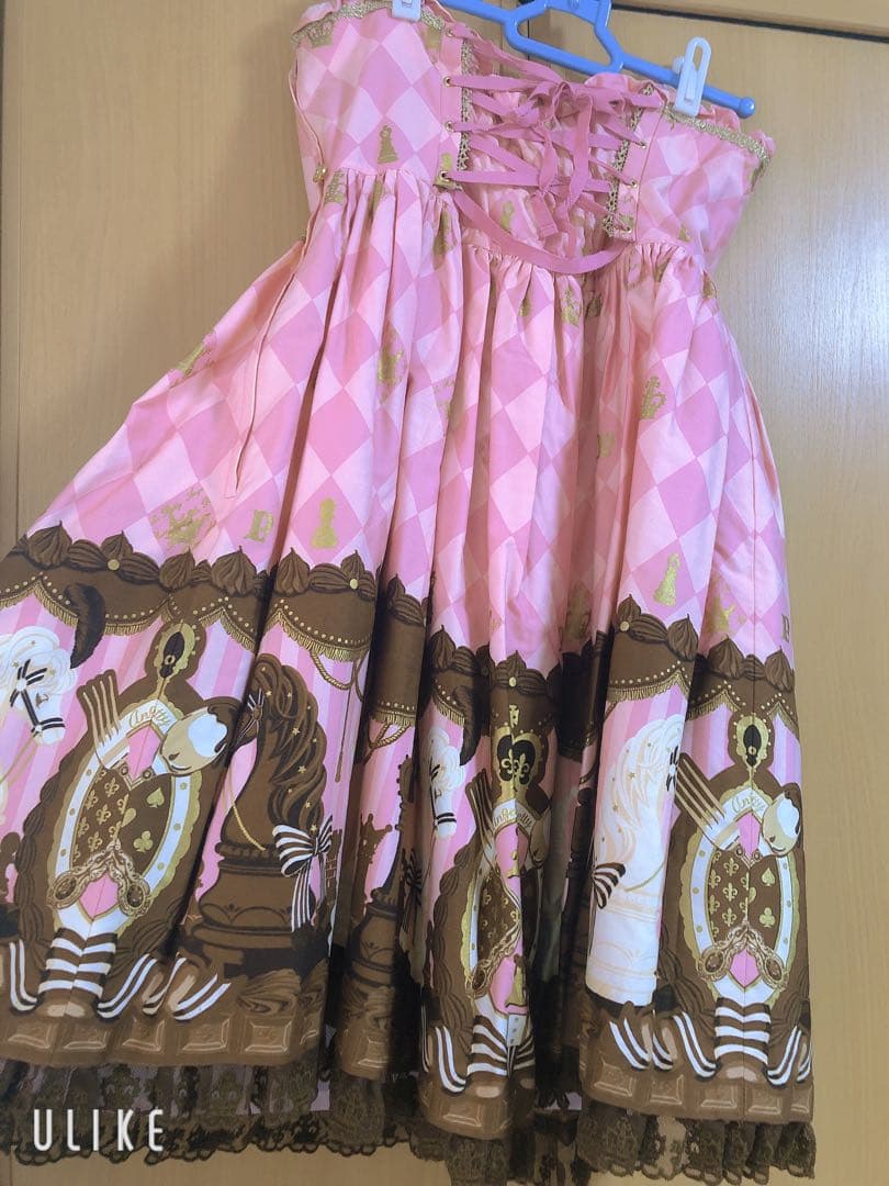 Angelic prettyチェスチョコビスチェ風ジャンパースカート