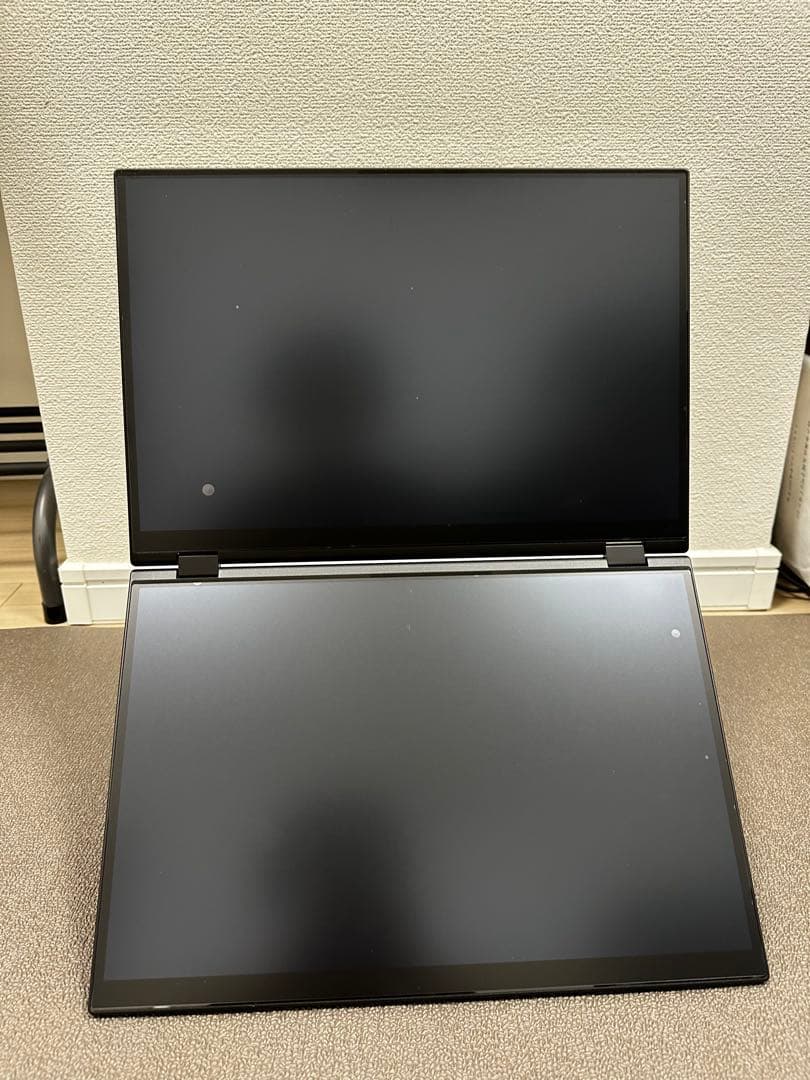 美品 EWEI XQ‑160PW 2画面モバイルモニタ（タッチ対応）