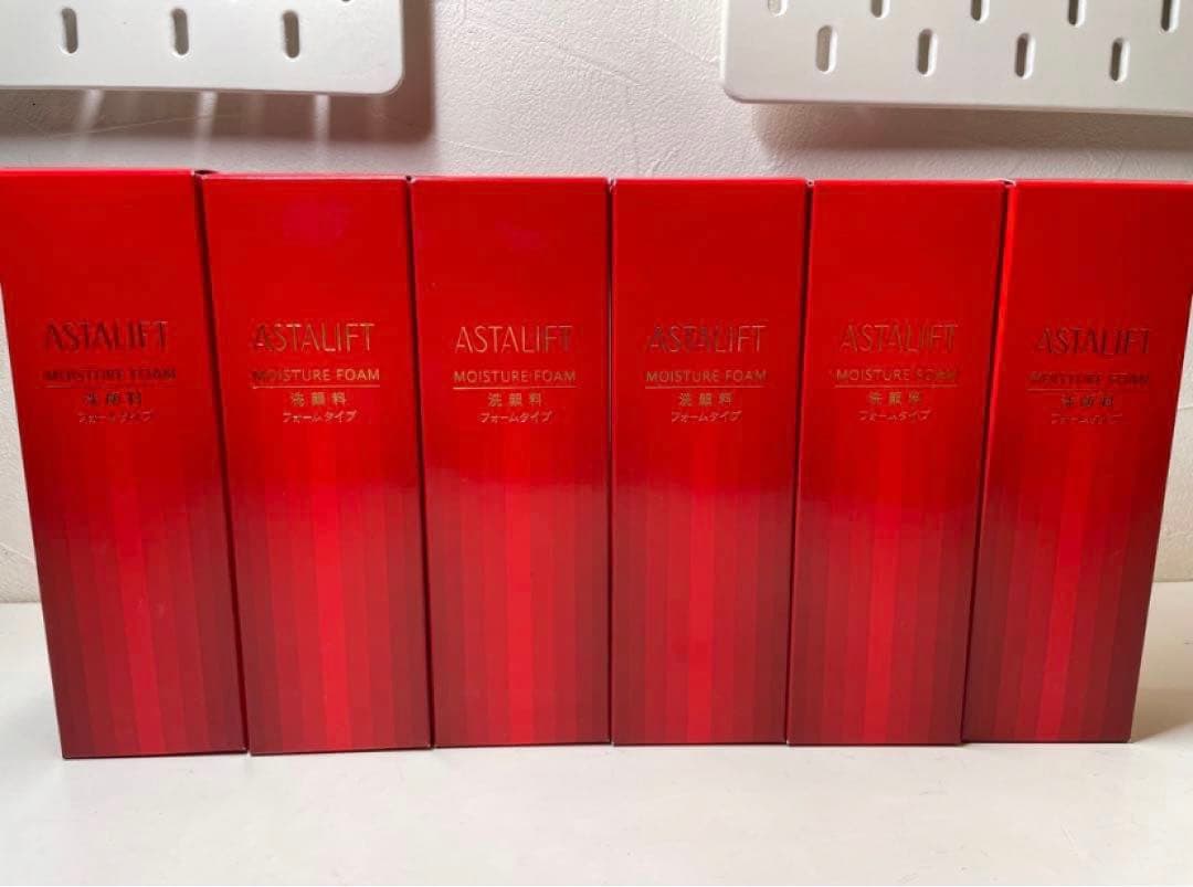 【新品未使用】ASTALIFT MOISTURE FOAM 100g 6本セット