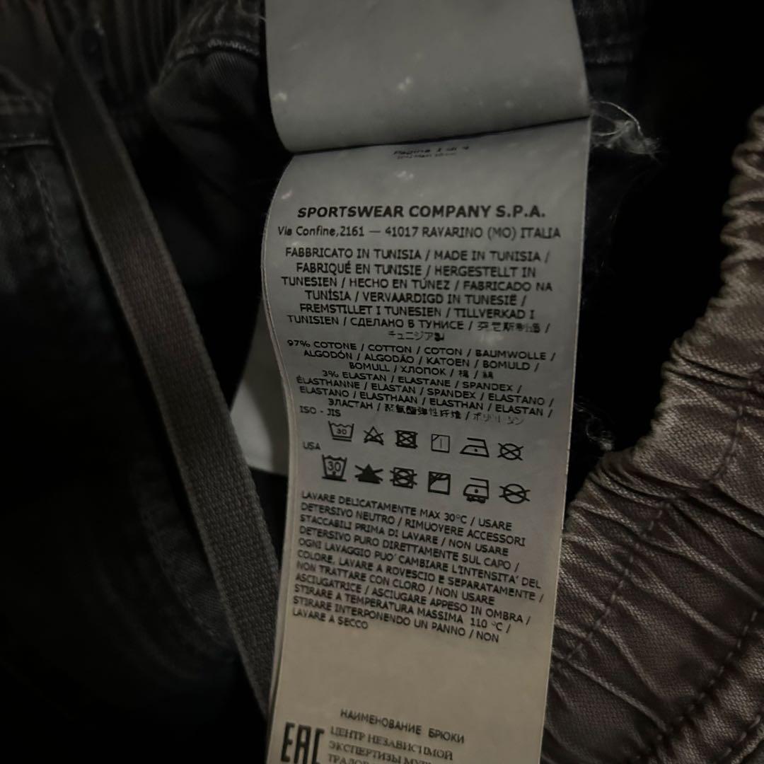 22AW STONE  ガーメントダイイージーカーゴパンツ