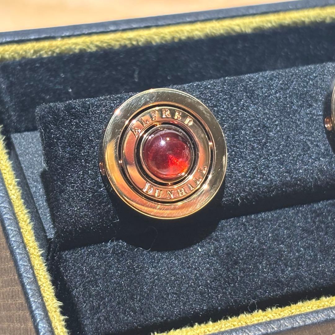 ☆dunhill ダンヒル カフリンクス ビジネス ゴールドカラー