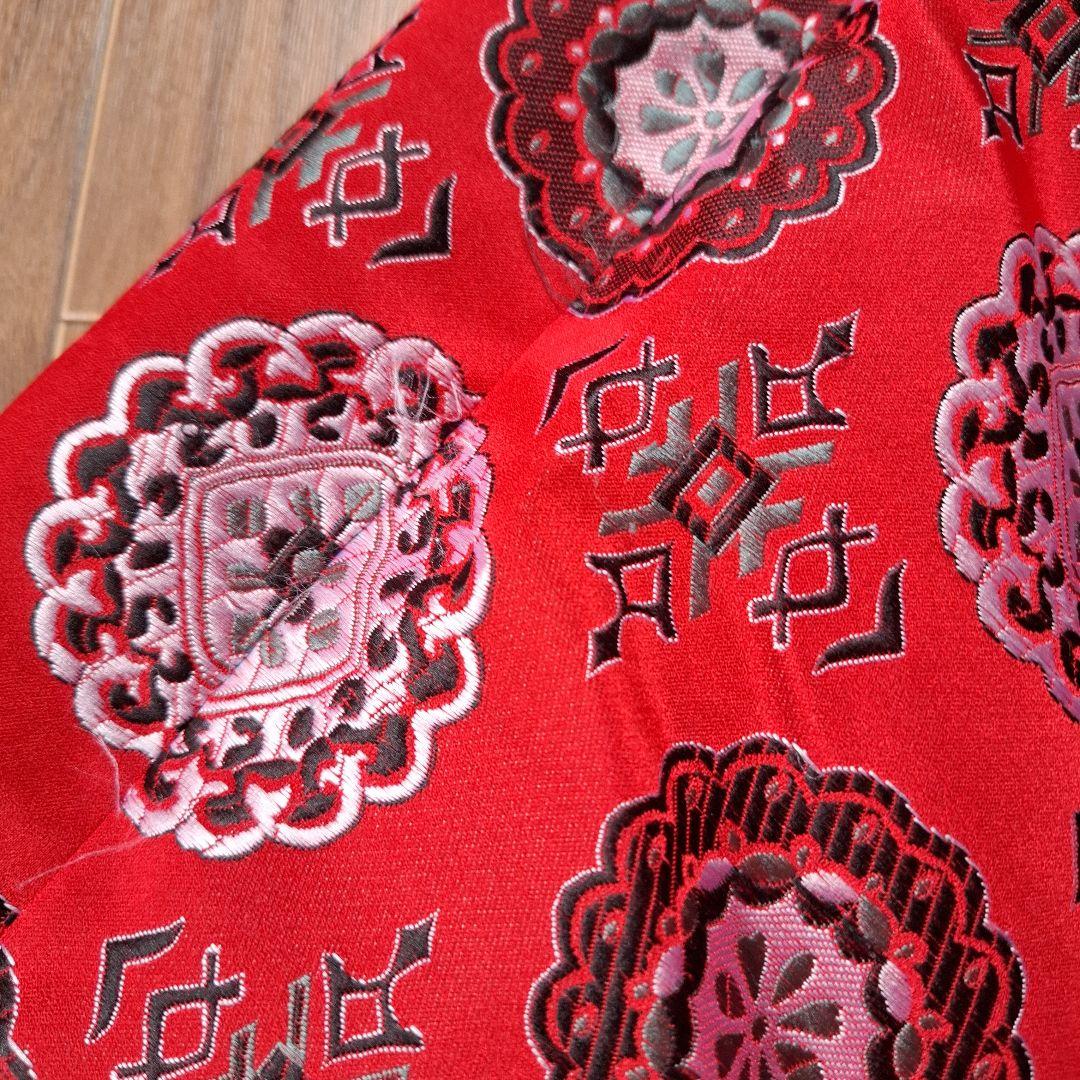 コムデギャルソン ジャガード刺繍 ワイドフレアーパンツ