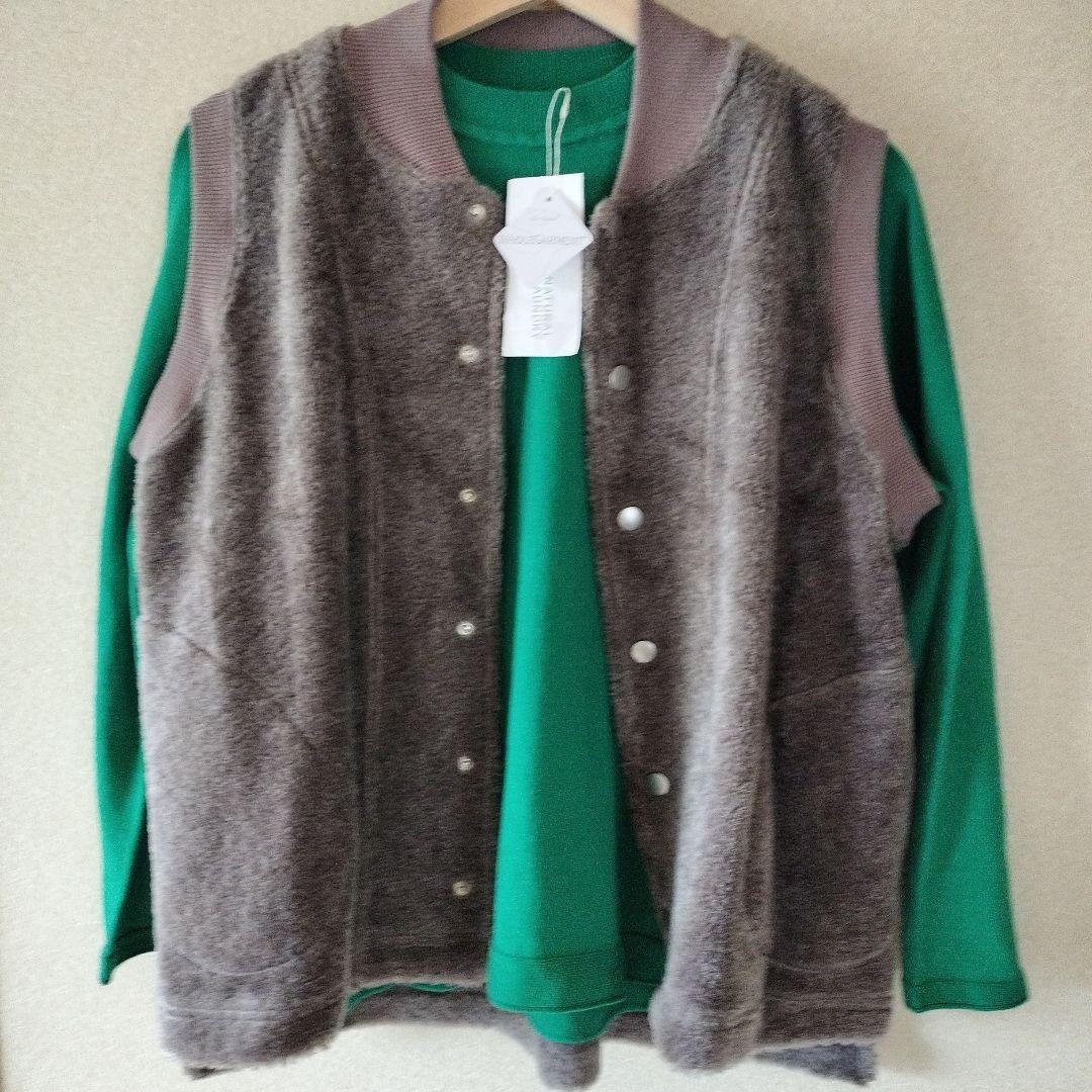 NATURAL LAUNDRY ナチュラルランドリー　新品！ボアベスト