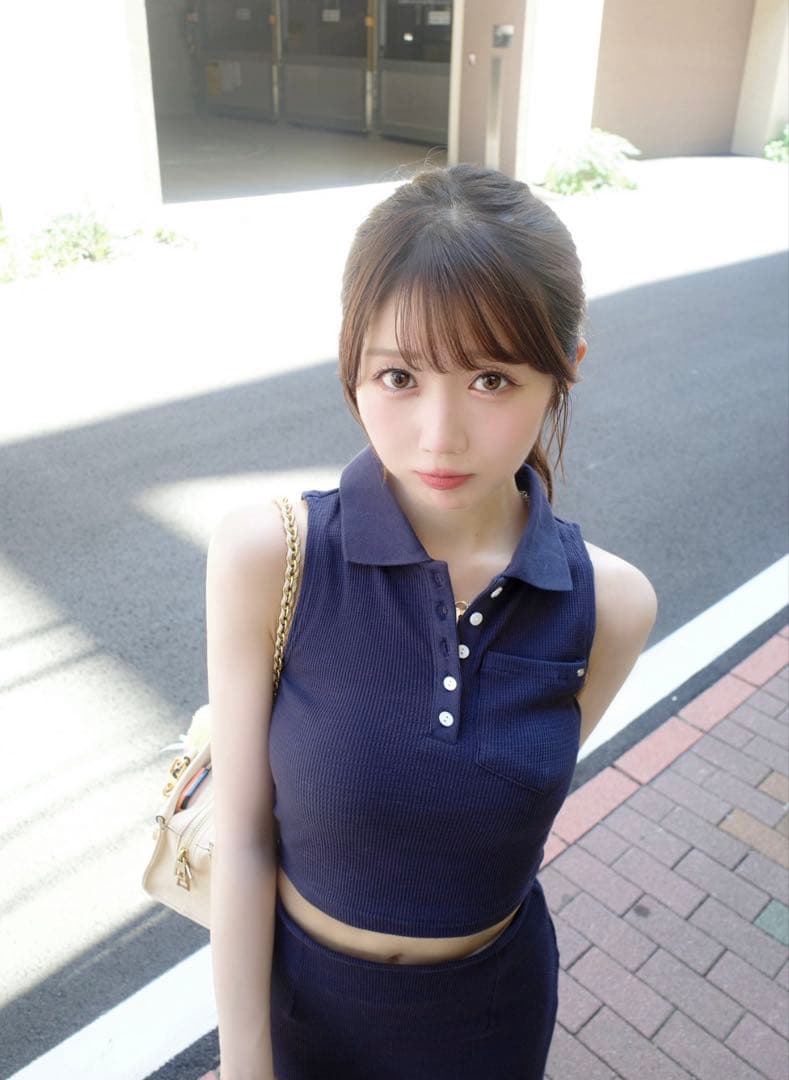 SNIDEL ポロカットセット ネイビー Sサイズ