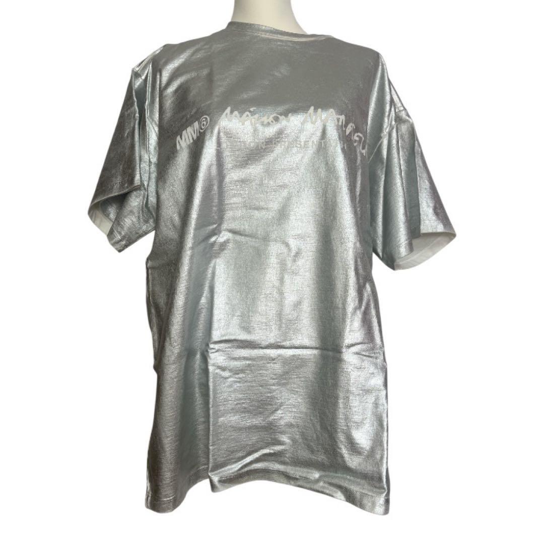 MM⑥ silver T-shirt BIG 希少　ユニセックス