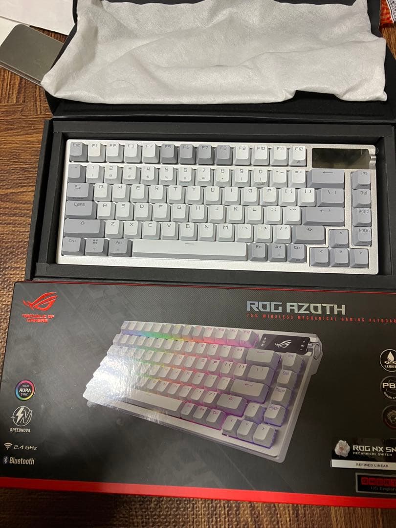 ROG Azoth Moonlight ジャンク 水没