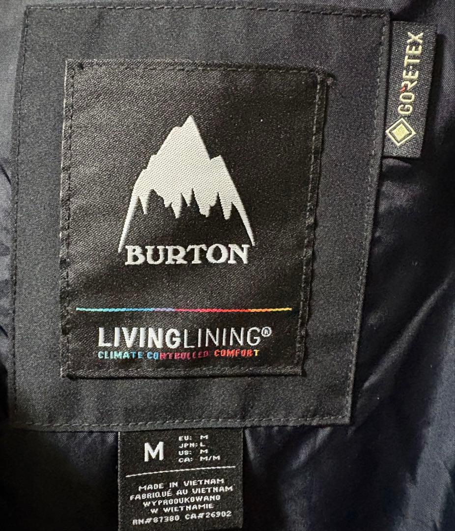♦︎良品♦︎バートン「LIVING LINING」GORE-TEXスノボジャケット