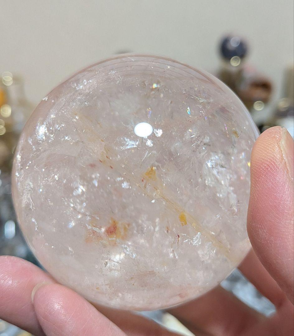 アゼツライト☆スフィア☆ピンクアゼツライト☆高品質☆アメリカ産☆台座つき☆