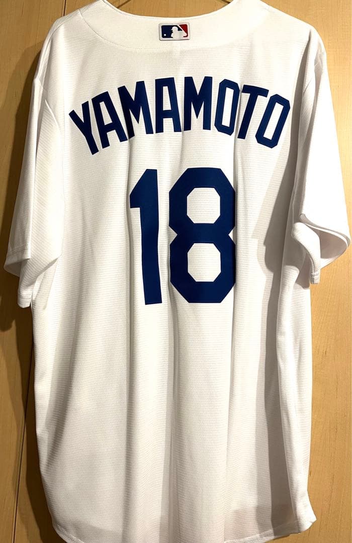 【新品、未使用】ドジャース ユニフォーム 山本由伸 現地公式ショップ購入 L