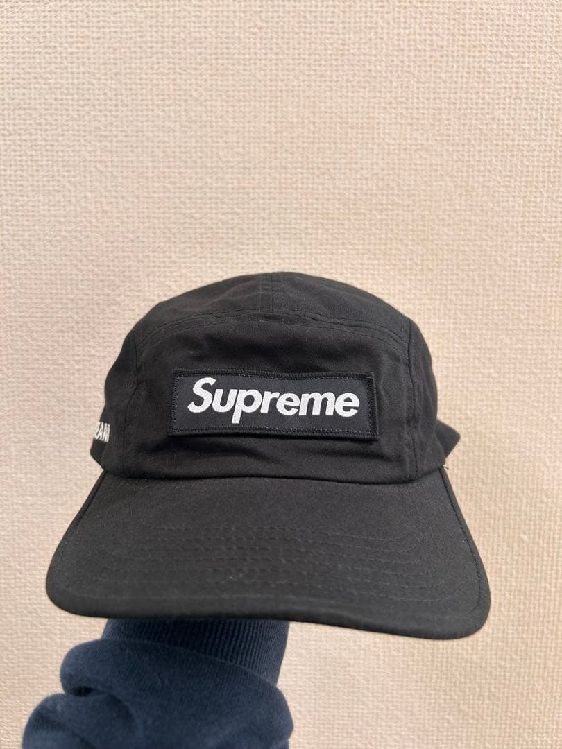 【美品】Supreme Military Camp Cap ブラック