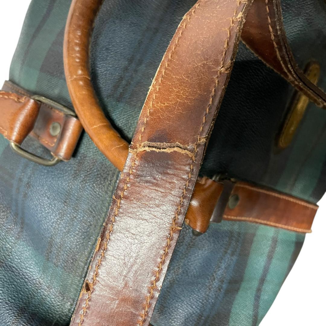 ポロラルフローレン ブラックウォッチ ボストンバッグ チェック