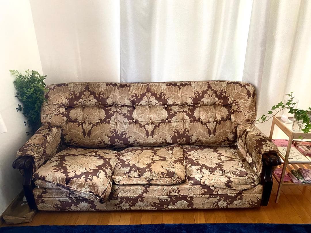 引取りできる方⭐︎アンティークソファー⭐︎クラシックレトロ⭐︎オールドカリモク