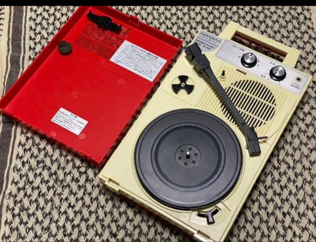 ANABAS ポータブルレコードプレーヤー GP-N3R