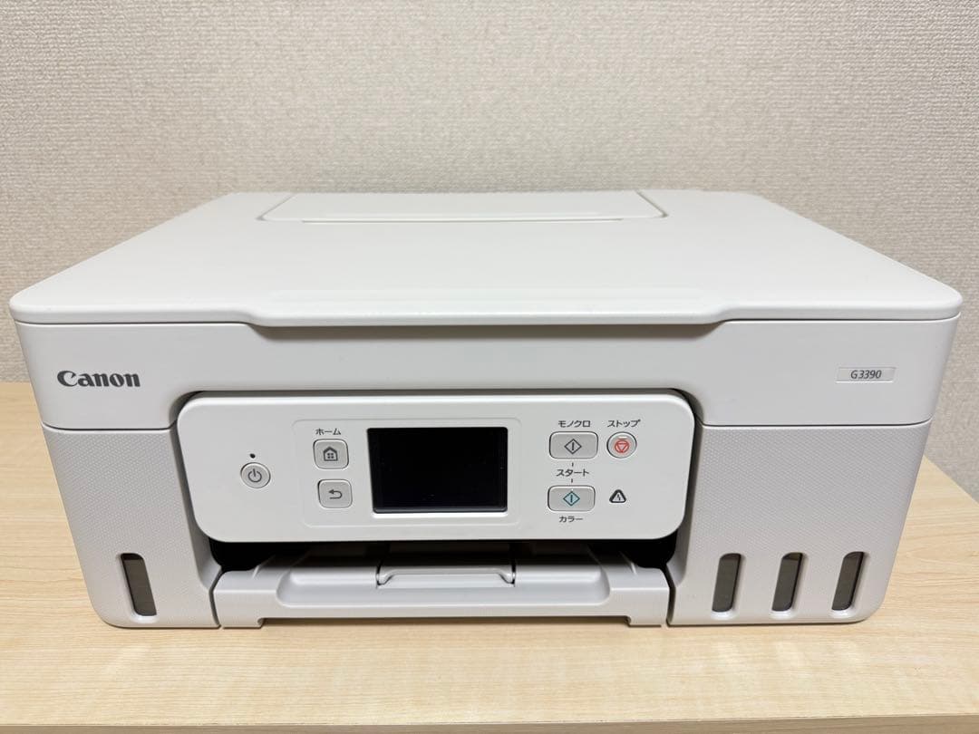 Canon G3390プリンター　プリントヘッド&メンテナンスカートリッジ交換済