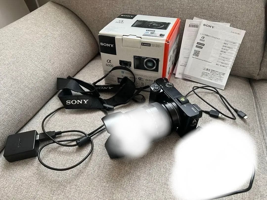 SONY α6000 ミラーレス一眼カメラ とSONY18-200レンズのセット