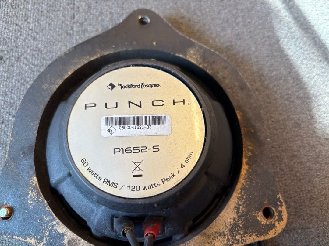 ★ロックフォードPUNCH PI1652-S インチスピーカー(16.5c m)