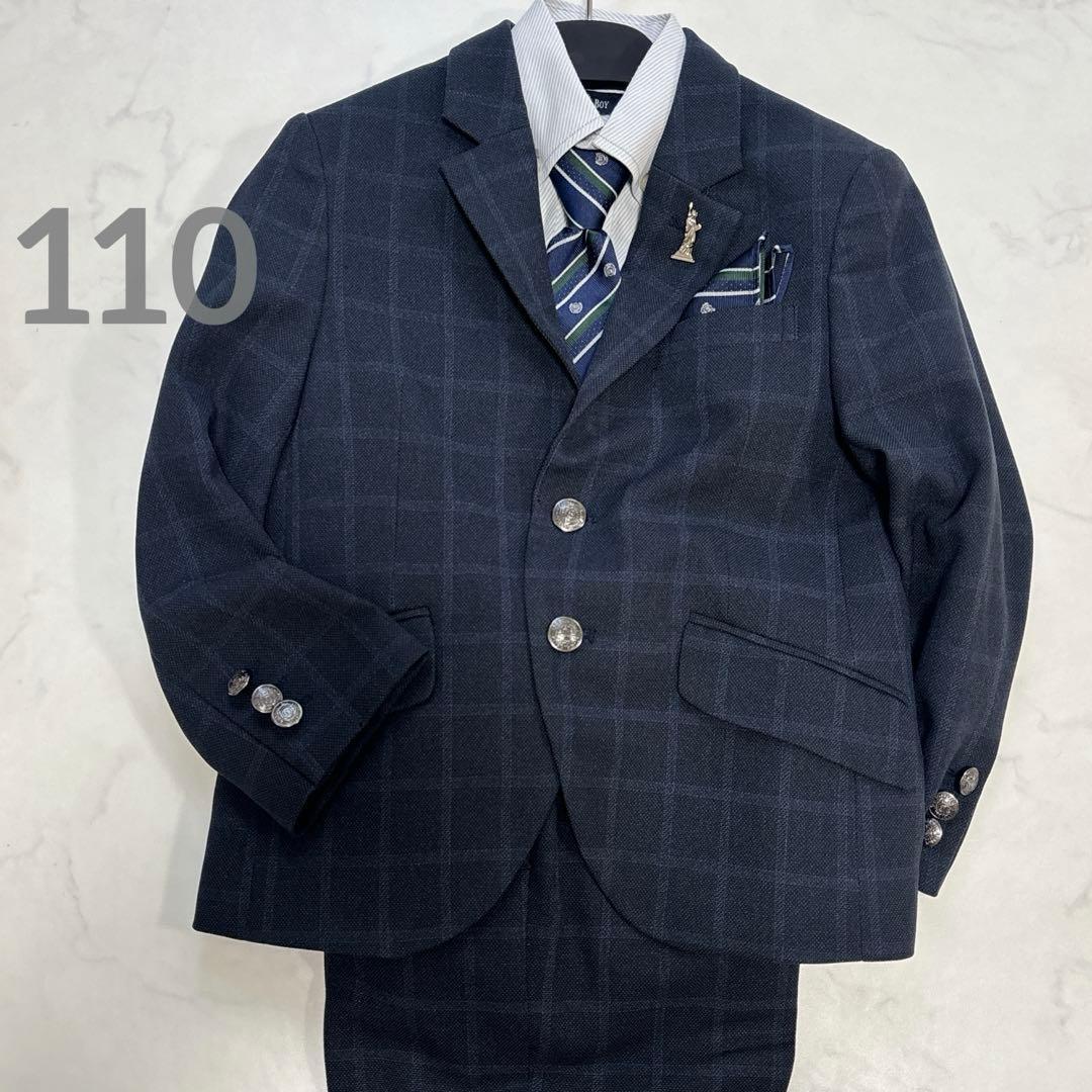 極美品♡イーストボーイ　男の子　フォーマルススーツ　　6点セット　110 入園