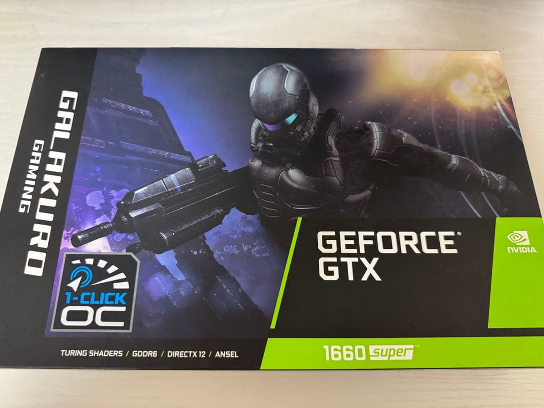 グラフィックボード・グラボ・ビデオカード GALAKURO GEFORCE GTX 1660 SUPER