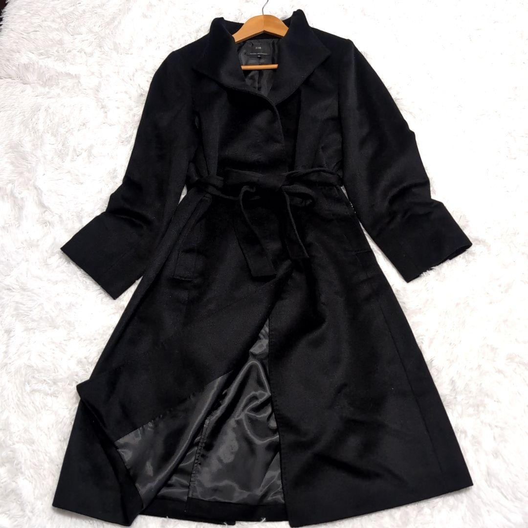 未使用級✨️ 23区 24AW ウールカシミヤビーバー スタンドカラー コート