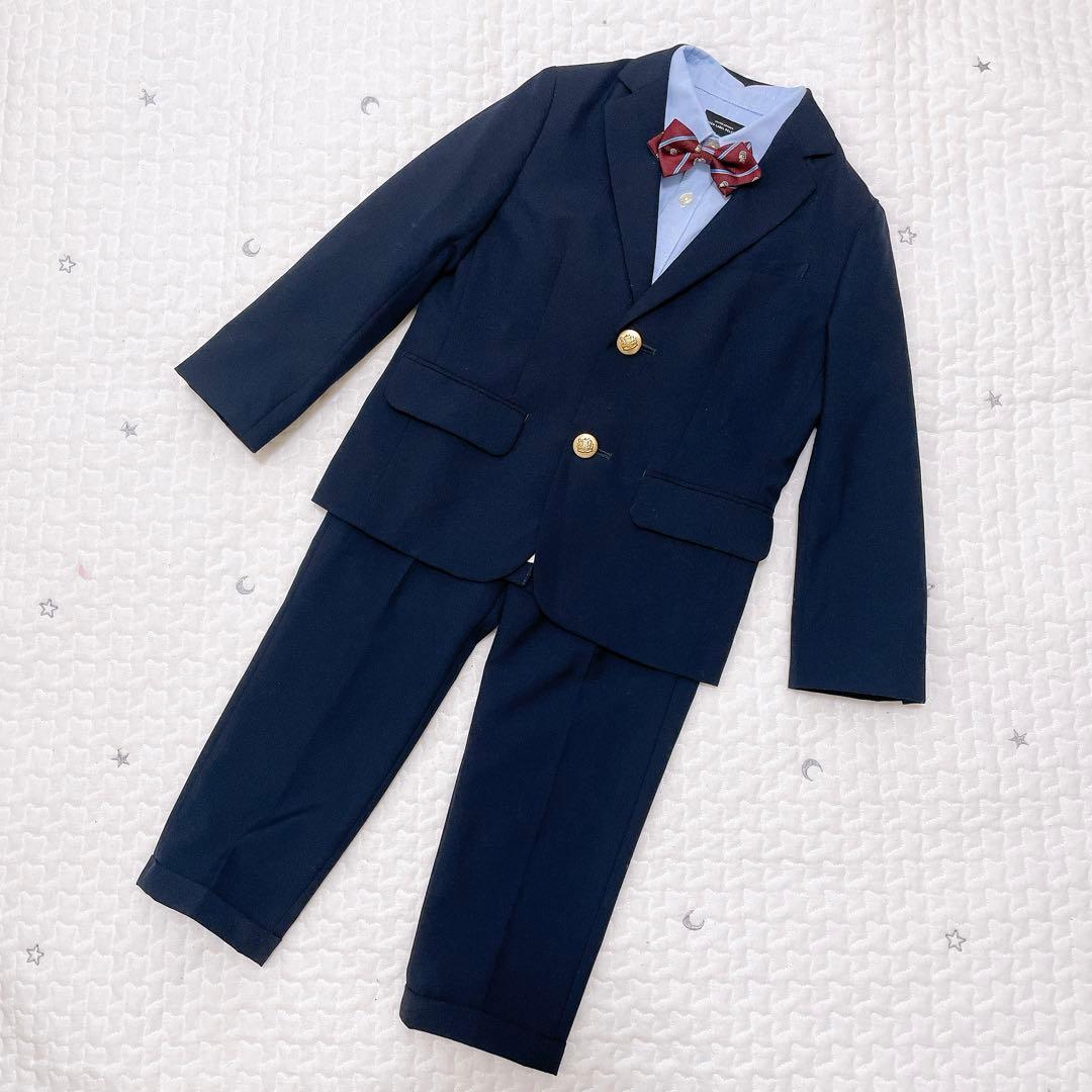 美品　グリーンレーベルリラクシング　フォーマル　セットアップ　4点セット　120