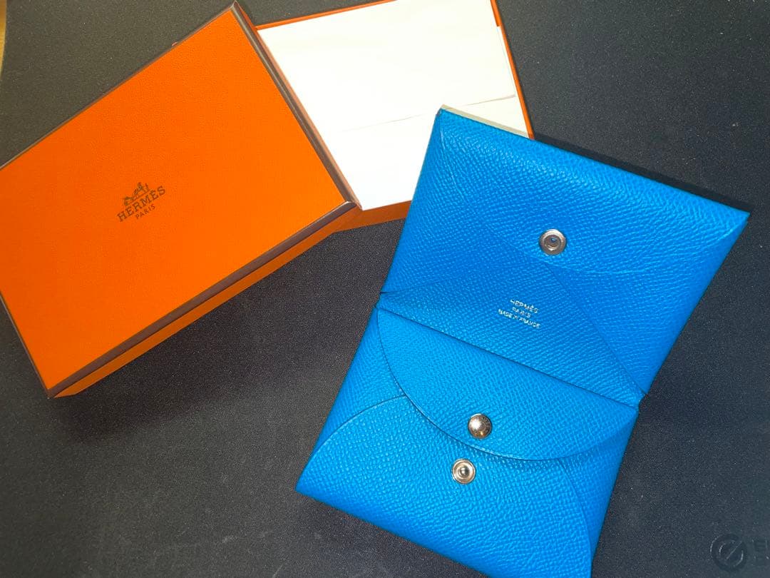 HERMES エルメス カルヴィ 名刺入れ カードケース U刻印(2022年製)