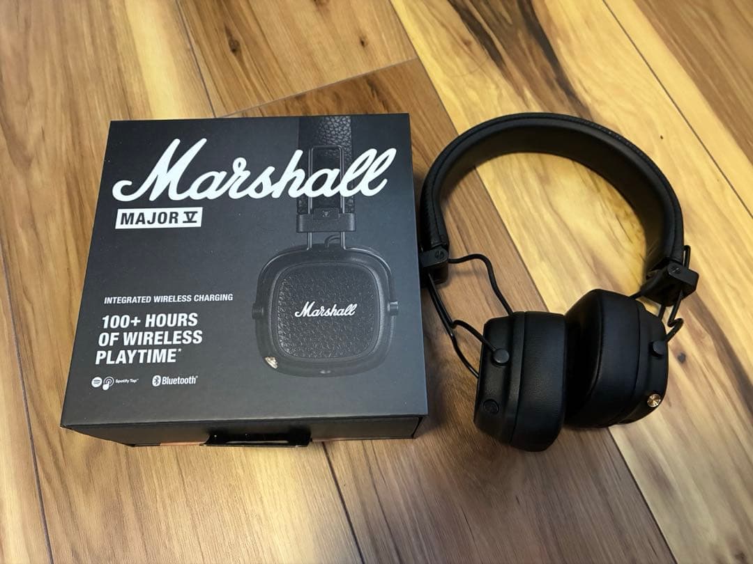 Marshall Major V ブラック　ワイヤレスヘッドホン