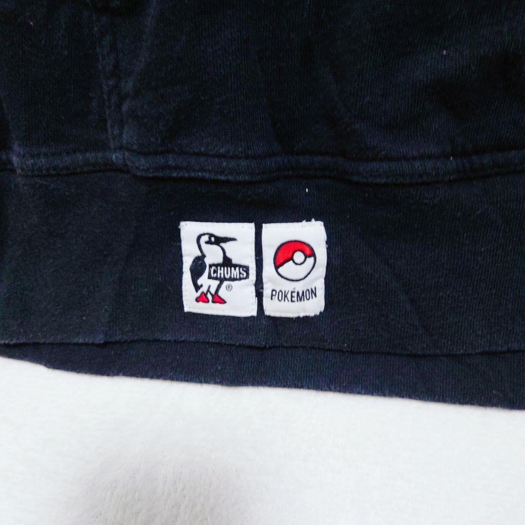 ポケモン× CHUMSコラボ スウェットパーカー M