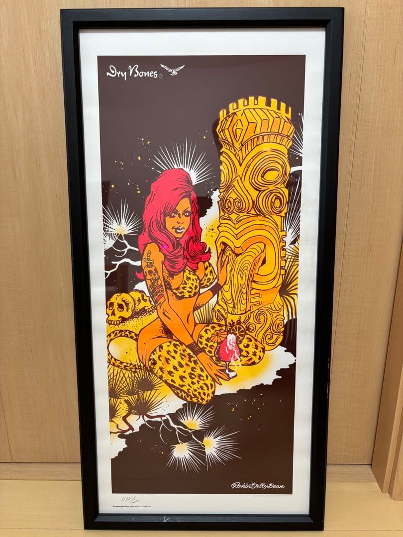 Dry Bones×ロッキンジェリービーン　シルクスクリーンポスター