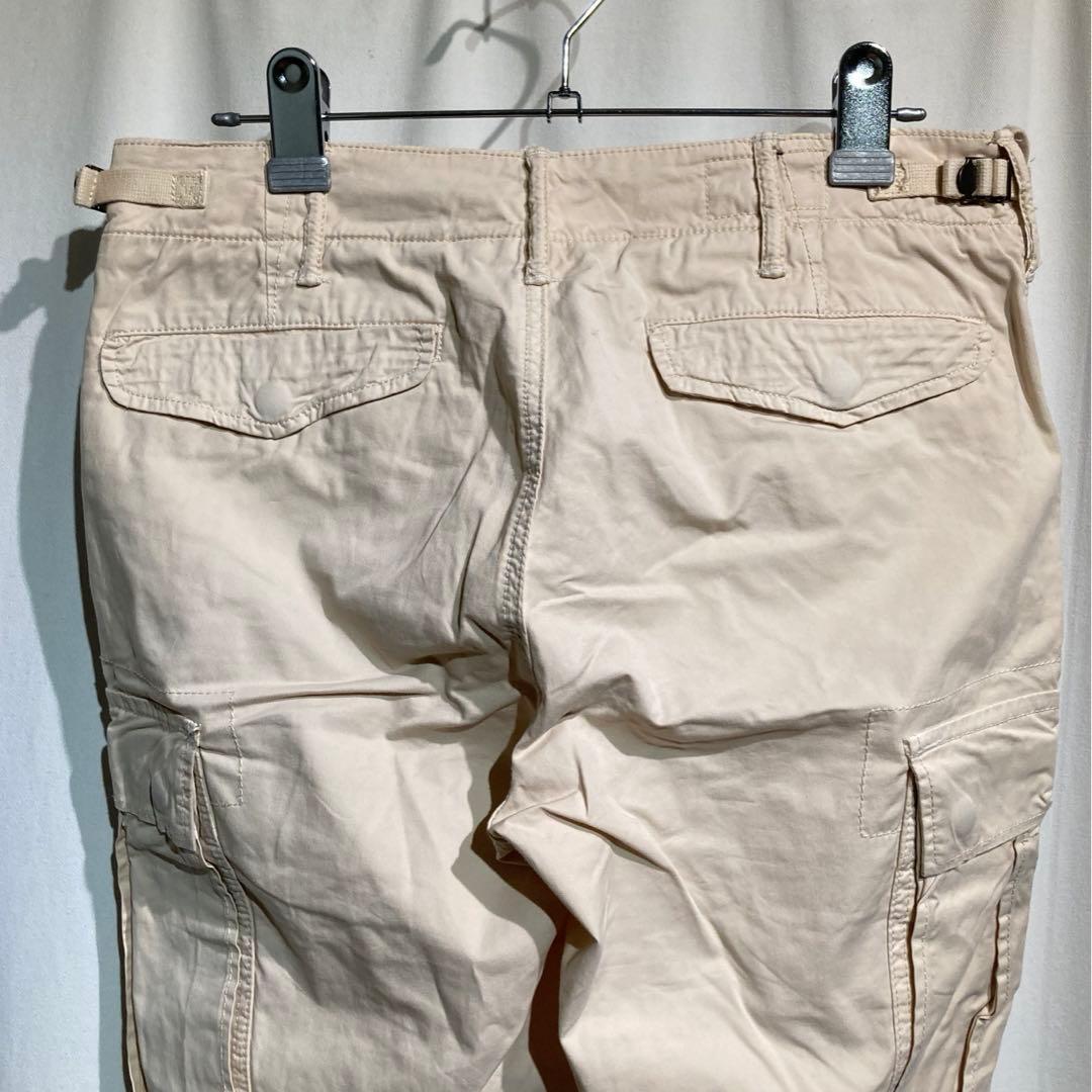 【polo by ralph lauren】パラシュートパンツ　ベージュ