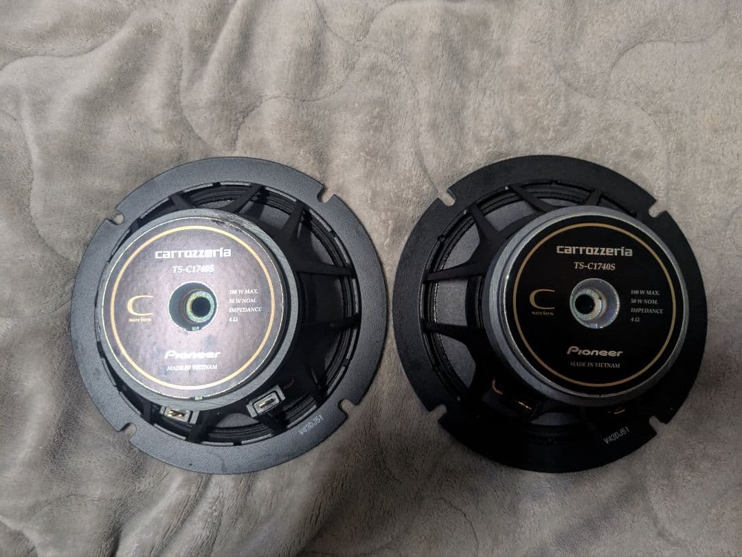 Pioneer TS-C1740S （使用期間一週間）